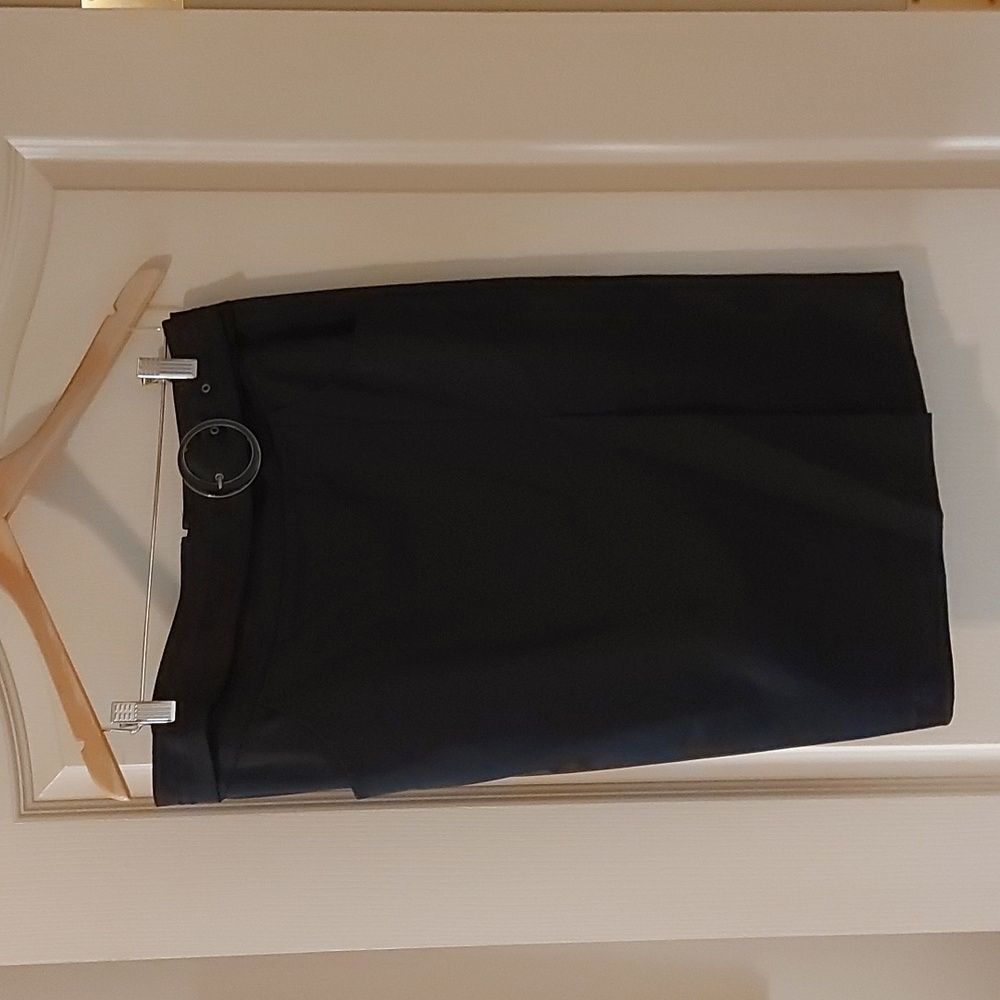Mexx Black Pencil Skirt with Belt Detail